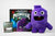The Toothless Monster purple Meli doll, book, and teeth. A wild tooth fairy tradition.